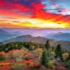 Aesthetic Sunset Appalachian Mountains Diamond Paintings