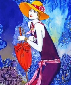 Aesthetic Deco Lady Diamond Paintings