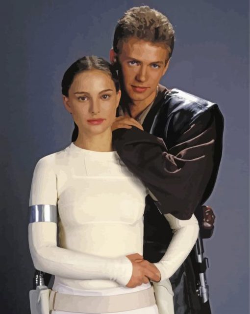 Anakin Skywalker And Padmé Amidala Diamond Paintings