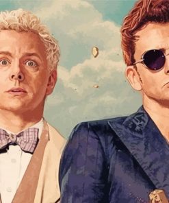 Aziraphale And Crowley Diamond Paintings