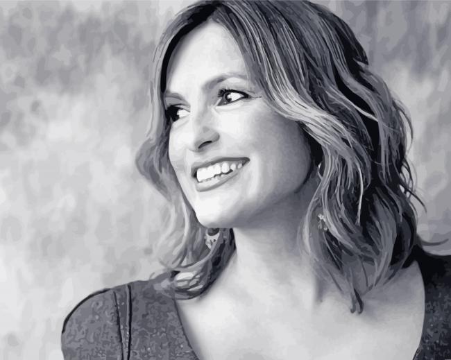 Black And White Mariska Hargitay Diamond Paintings