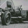 Black And White Ratrod Car Diamond Paintings