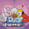 Bt21 Cartoon Diamond Paintings