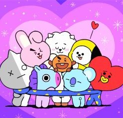 Bt21 Cartoon Diamond Paintings