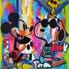 Colorful Snoopy And Mickey Mouse Diamond Paintings