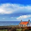 Cottage By The Sea Seascape Diamond Paintings