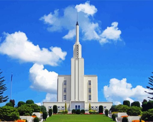 Curitiba Temple Diamond Paintings