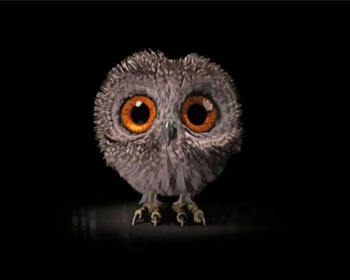 Cute Baby Owl Diamond Paintings