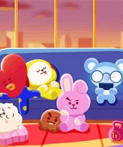 Cute Bt21 Diamond Paintings