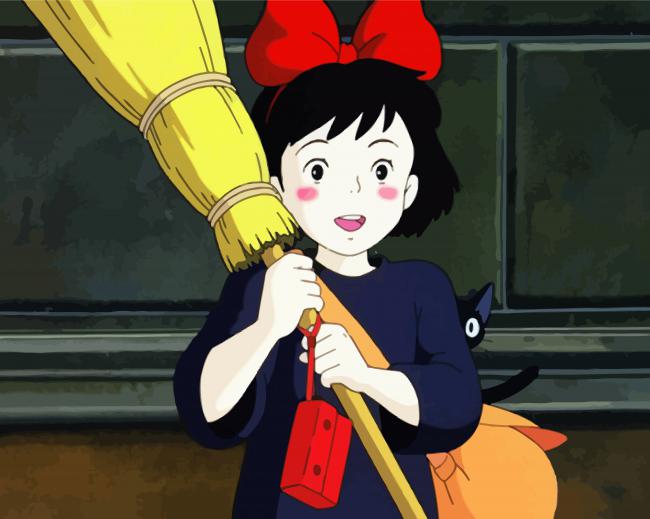 Cute Kiki Delivery Service Diamond Paintings