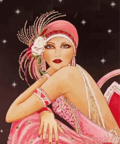 Deco Lady Diamond Paintings