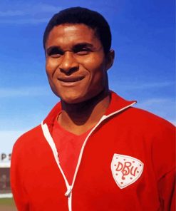 Eusebio Da Silva Player Diamond Paintings