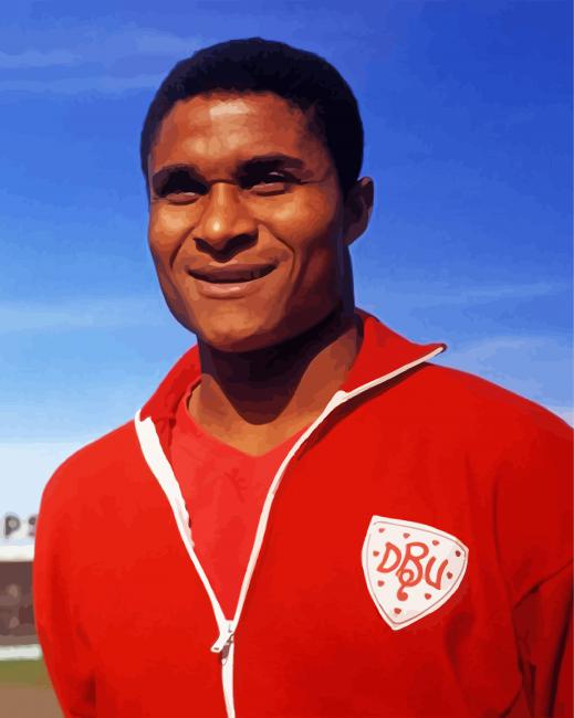 Eusebio Da Silva Player Diamond Paintings