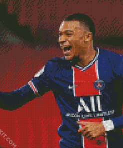 Footballer Kylian Mbappe Diamond Paintings