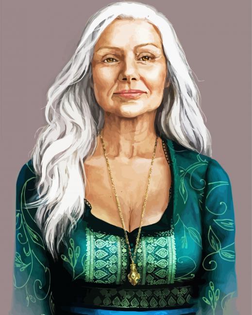 Gorgeous Old Lady Diamond Paintings