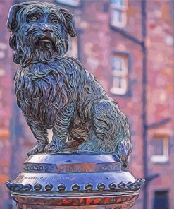 Greyfriars Bobby Statue Diamond Paintings