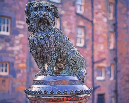 Greyfriars Bobby Statue Diamond Paintings