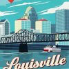 Louisville City Poster Diamond Paintings