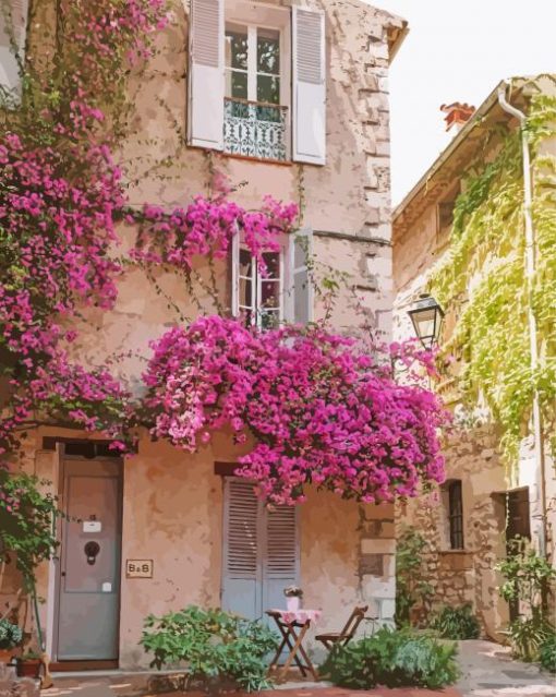 Old Buildings South Of France Diamond Paintings