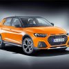 Orange Car Audi A1 Diamond Paintings