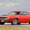 Red 1971 Roadrunner Diamond Paintings