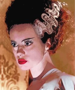 Scary Bride Of Frankenstein Diamond Paintings