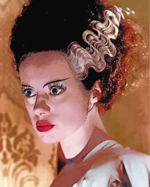 Scary Bride Of Frankenstein Diamond Paintings