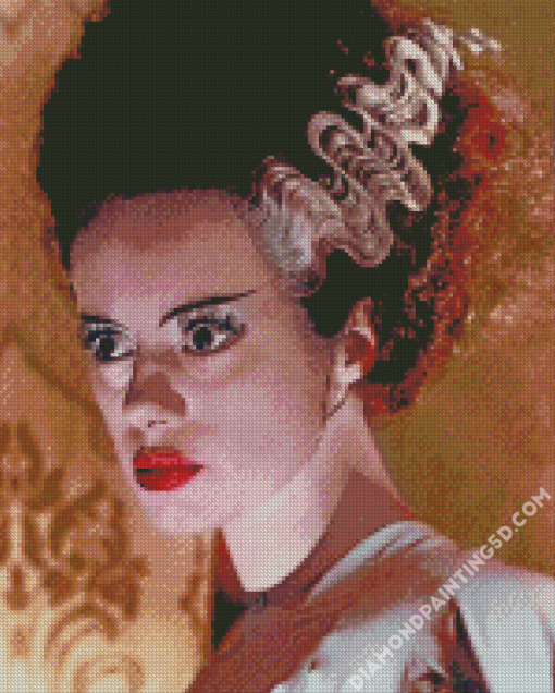 Scary Bride Of Frankenstein Diamond Paintings