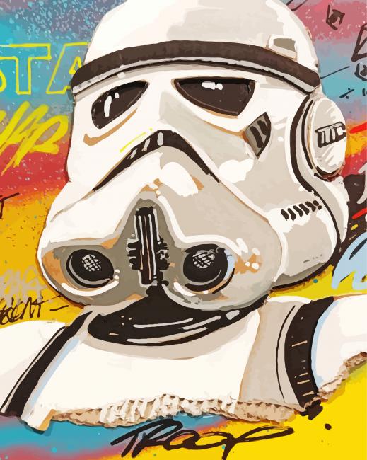 Storm Trooper Art Diamond Paintings