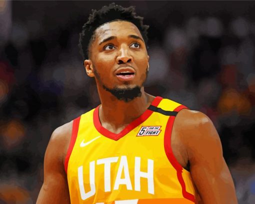 American Basketballer Donovan Mitchell Diamond Paintings