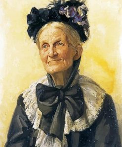 Vintage Old Lady Diamond Paintings