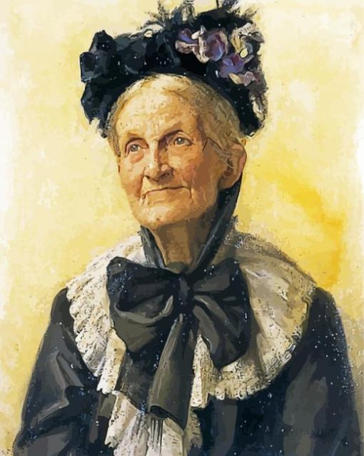 Vintage Old Lady Diamond Paintings