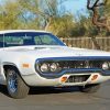 White 1971 Roadrunner Diamond Paintings