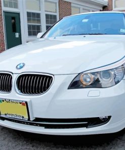 White BMW 355i Car Diamond Paintings