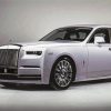 White Rolls Royce Car Diamond Paintings