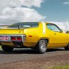 Yellow 1971 Roadrunner Diamond Paintings