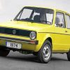 Yellow Vw Golf Car Diamond Paintings