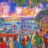 4th Of July Fireworks Diamond Paintings