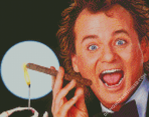 Bill Murray Scrooged Movie Diamond Paintings