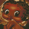 Black Betty Boop Art Diamond Paintings