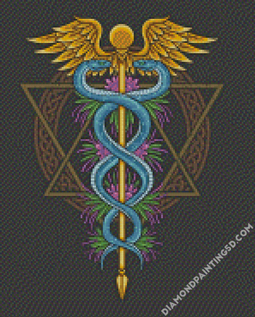 Caduceus Diamond Paintings