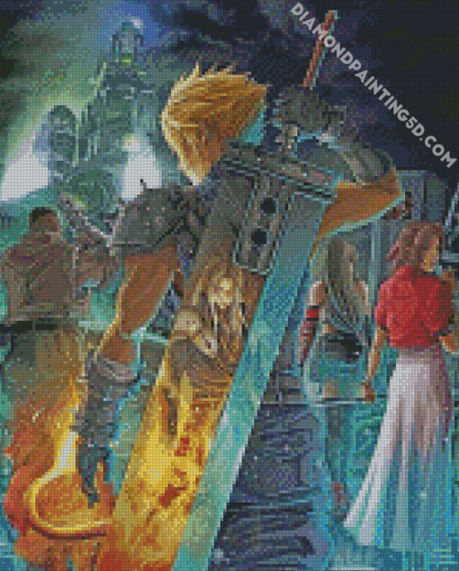 Final Fantasy 7 Diamond Paintings