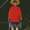 Fisherman In A Red Shirt Pirosmani Diamond Paintings