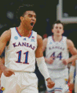 Kansas Basketball Player Diamond Paintings