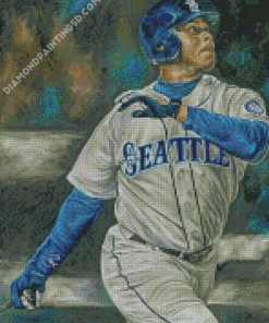 Mariners Baseball Player Diamond Paintings