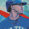 Mariners Player Art Diamond Paintings