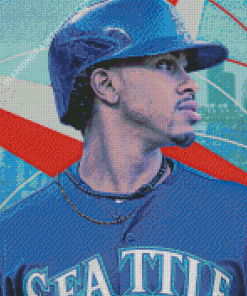 Mariners Player Art Diamond Paintings