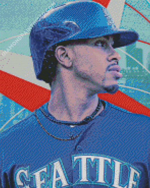 Mariners Player Art Diamond Paintings