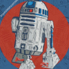 R2d2 Illustration Art Diamond Paintings