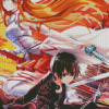 Sword Art Online Anime Characters Diamond Paintings